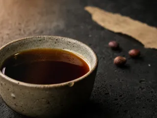萊茵咖啡 衣索比亞 耶加雪菲，完成後的飲品成品照