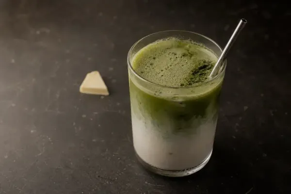 Matcha White Choco Latte, a finished drink served by Rhine Coffee